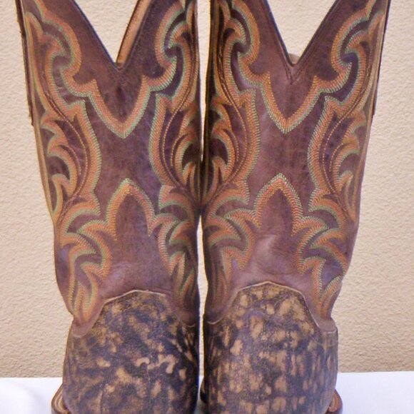 Custom Handmade Preowned Exotic Skin Boots, Size (8.5 D) - Picture 6 of 7